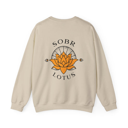 Sobr Lotus Unisex Crewneck Sweatshirt